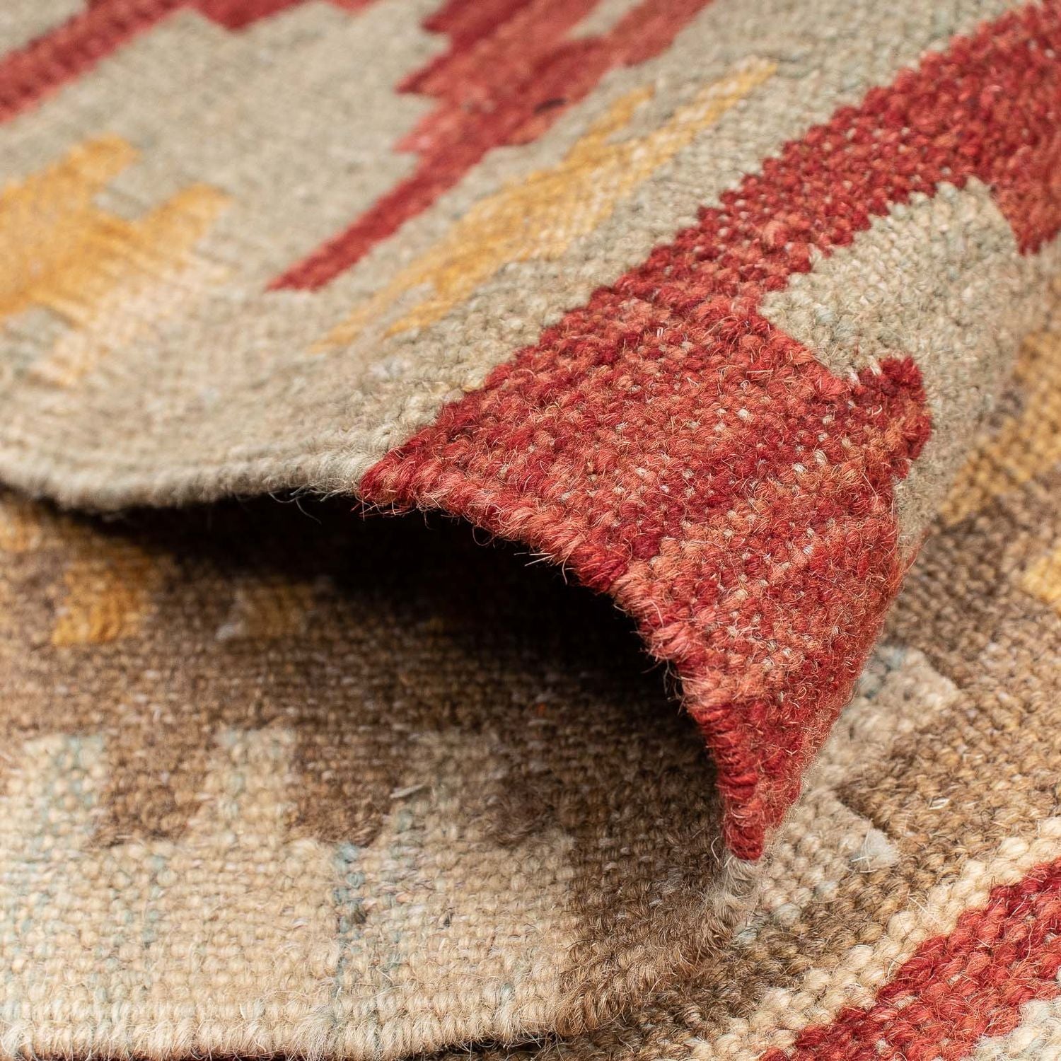 Tappeto corsia Tappeto Kelim - Splash - 205 x 64 cm - multicolore