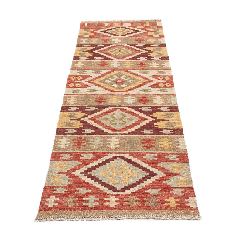 Tappeto corsia Tappeto Kelim - Splash - 205 x 64 cm - multicolore