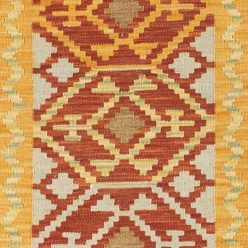 Tappeto corsia Tappeto Kelim - Orientale - 195 x 73 cm - rosso