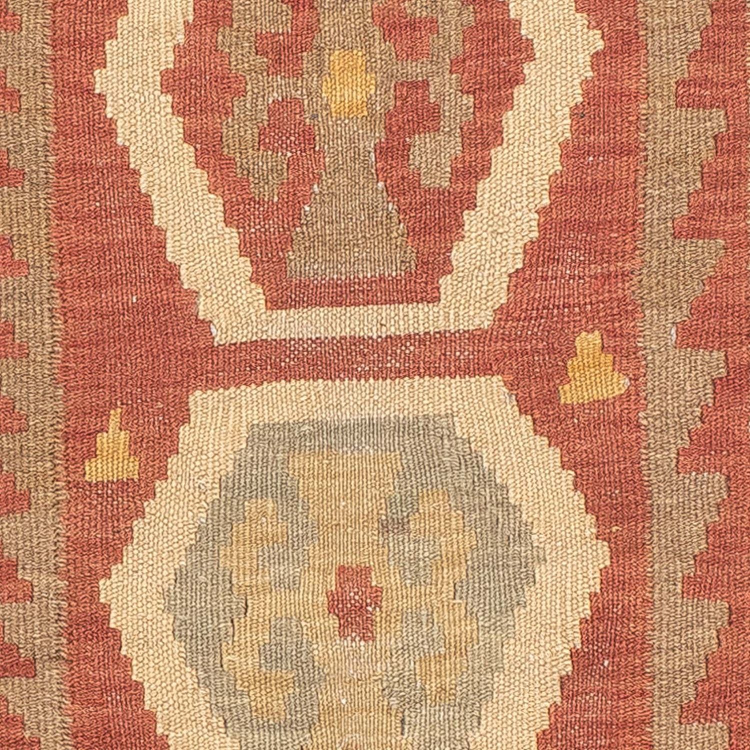 Tappeto corsia Tappeto Kelim - Splash - 193 x 64 cm - ruggine