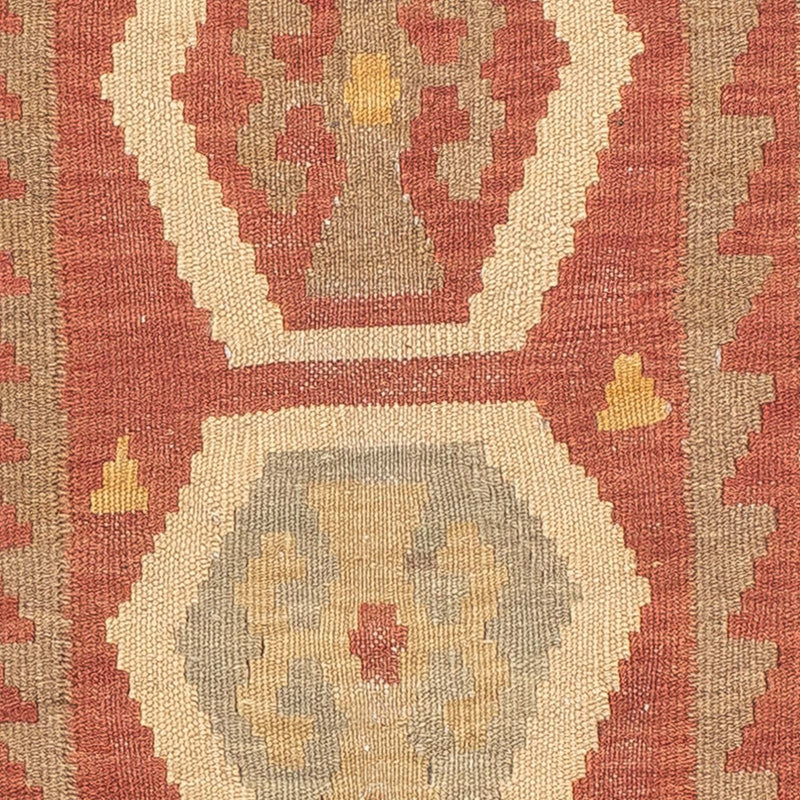 Tappeto corsia Tappeto Kelim - Splash - 193 x 64 cm - ruggine