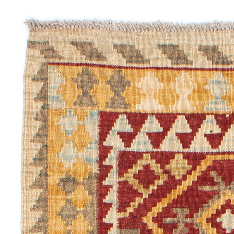 Tappeto corsia Tappeto Kelim - Orientale - 203 x 71 cm - rosso