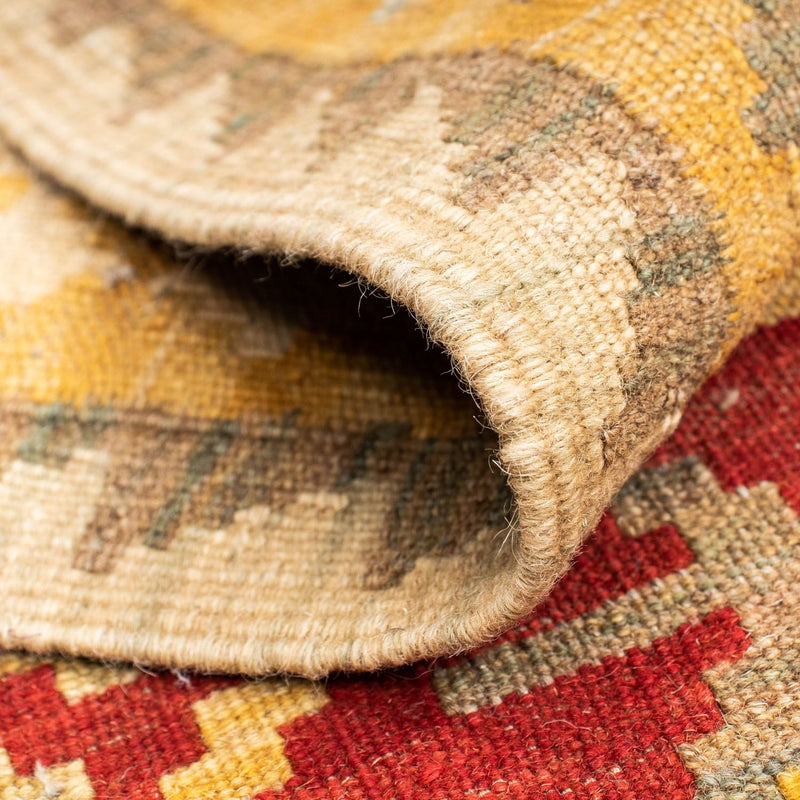 Tappeto corsia Tappeto Kelim - Orientale - 203 x 71 cm - rosso
