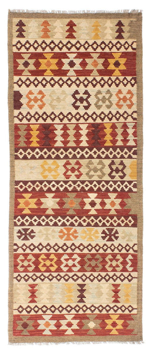 Tappeto corsia Tappeto Kelim - Orientale - 194 x 75 cm - multicolore
