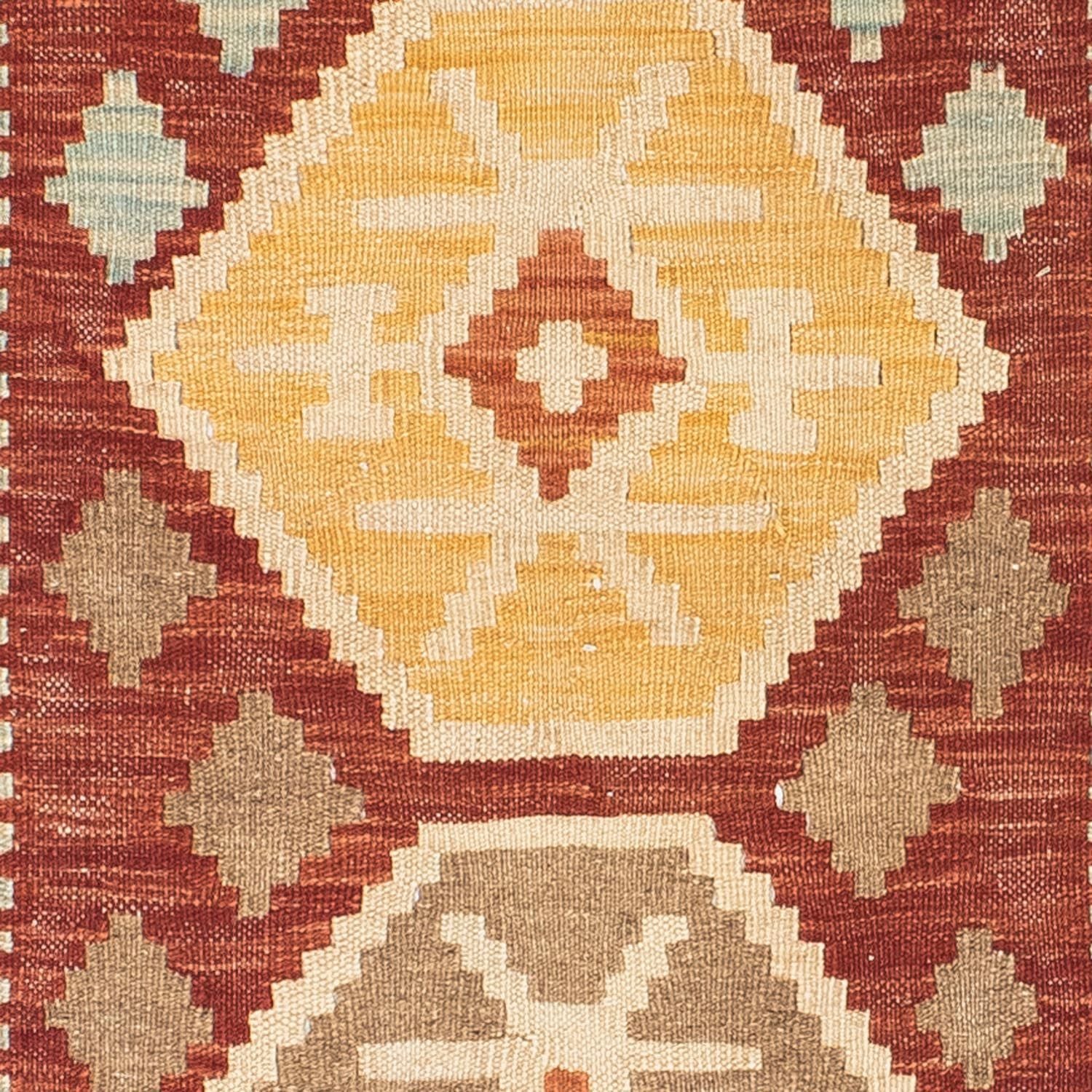 Tappeto corsia Tappeto Kelim - Orientale - 203 x 70 cm - beige