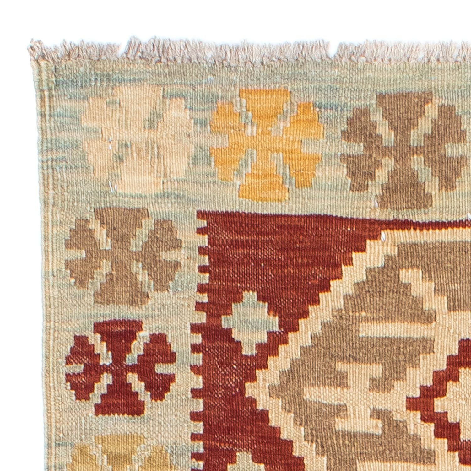 Tappeto corsia Tappeto Kelim - Orientale - 203 x 70 cm - beige