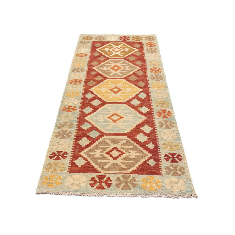Tappeto corsia Tappeto Kelim - Orientale - 203 x 70 cm - beige