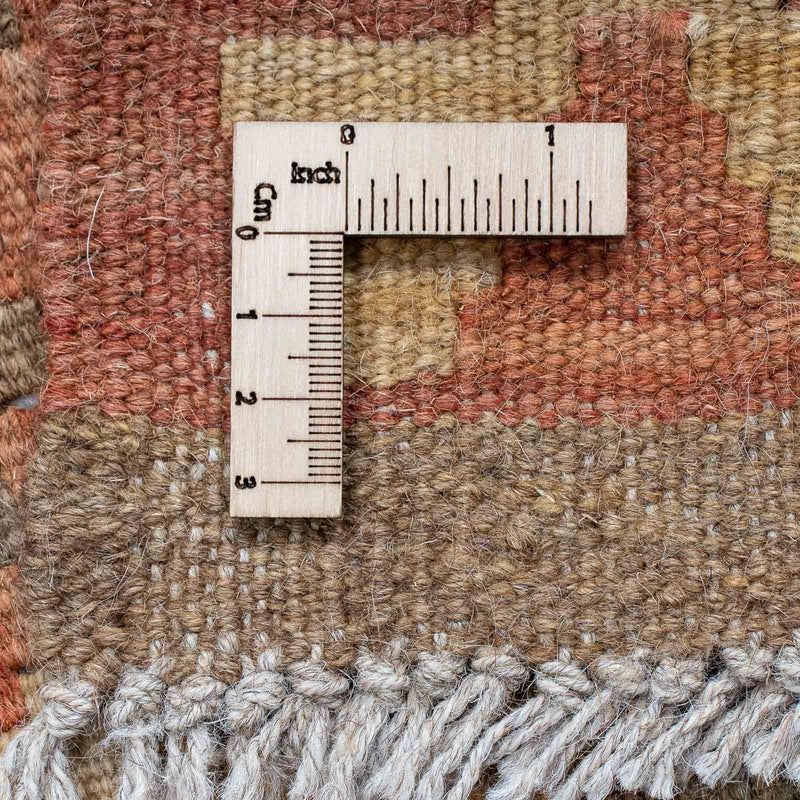Tappeto corsia Tappeto Kelim - Splash - 206 x 61 cm - ruggine