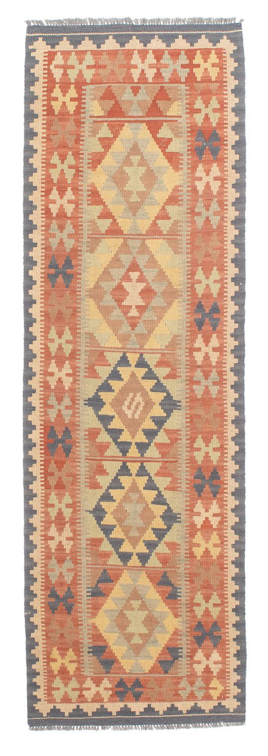 Tappeto corsia Tappeto Kelim - Splash - 198 x 60 cm - multicolore