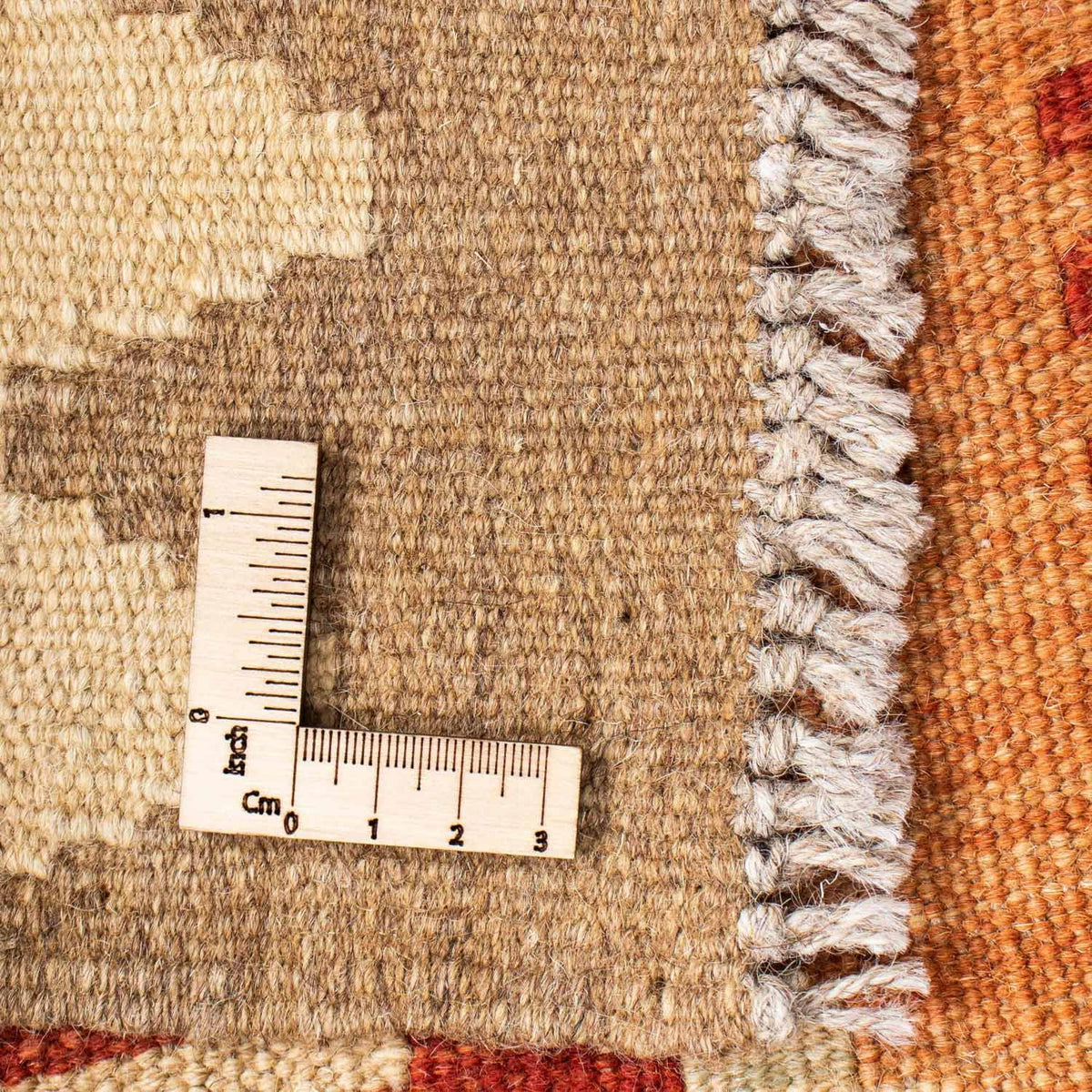 Tappeto corsia Tappeto Kelim - Orientale - 201 x 64 cm - marrone chiaro