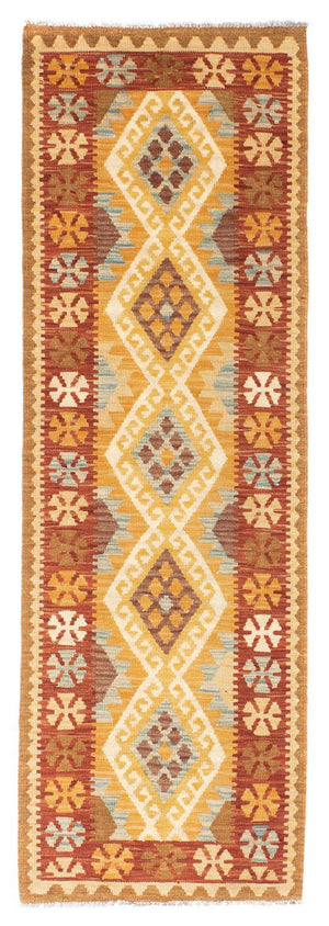 Tappeto corsia Tappeto Kelim - Orientale - 206 x 67 cm - marrone chiaro
