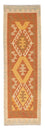 Tappeto corsia Tappeto Kelim - Splash - 202 x 62 cm - ruggine