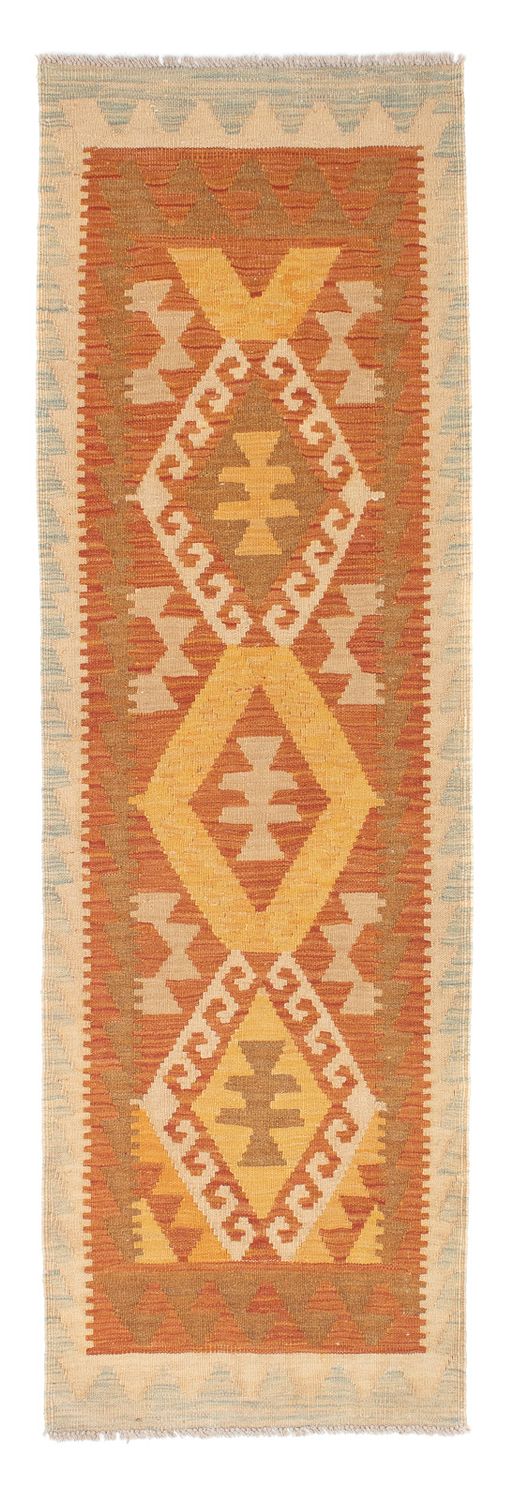 Tappeto corsia Tappeto Kelim - Splash - 202 x 62 cm - ruggine