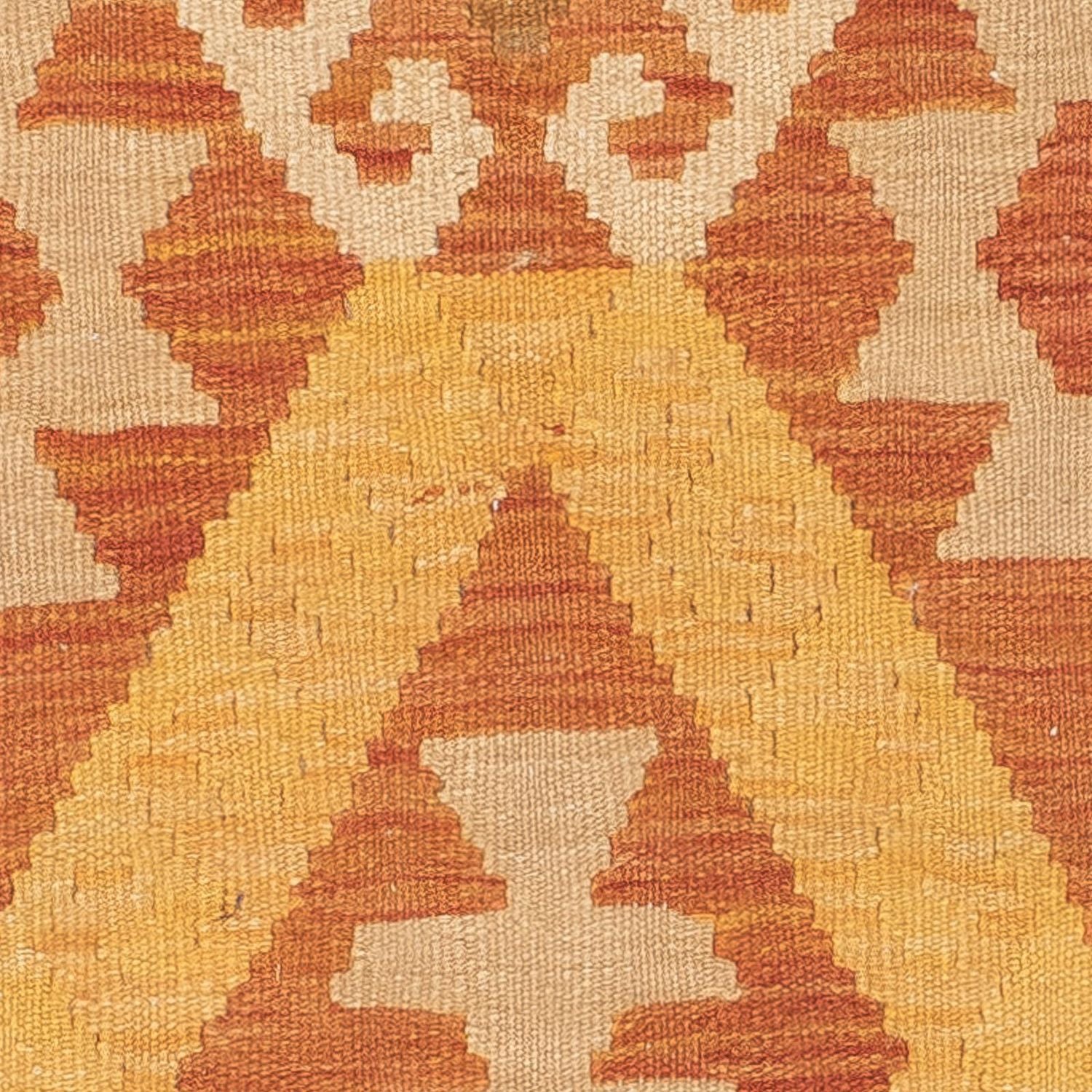 Tappeto corsia Tappeto Kelim - Splash - 202 x 62 cm - ruggine