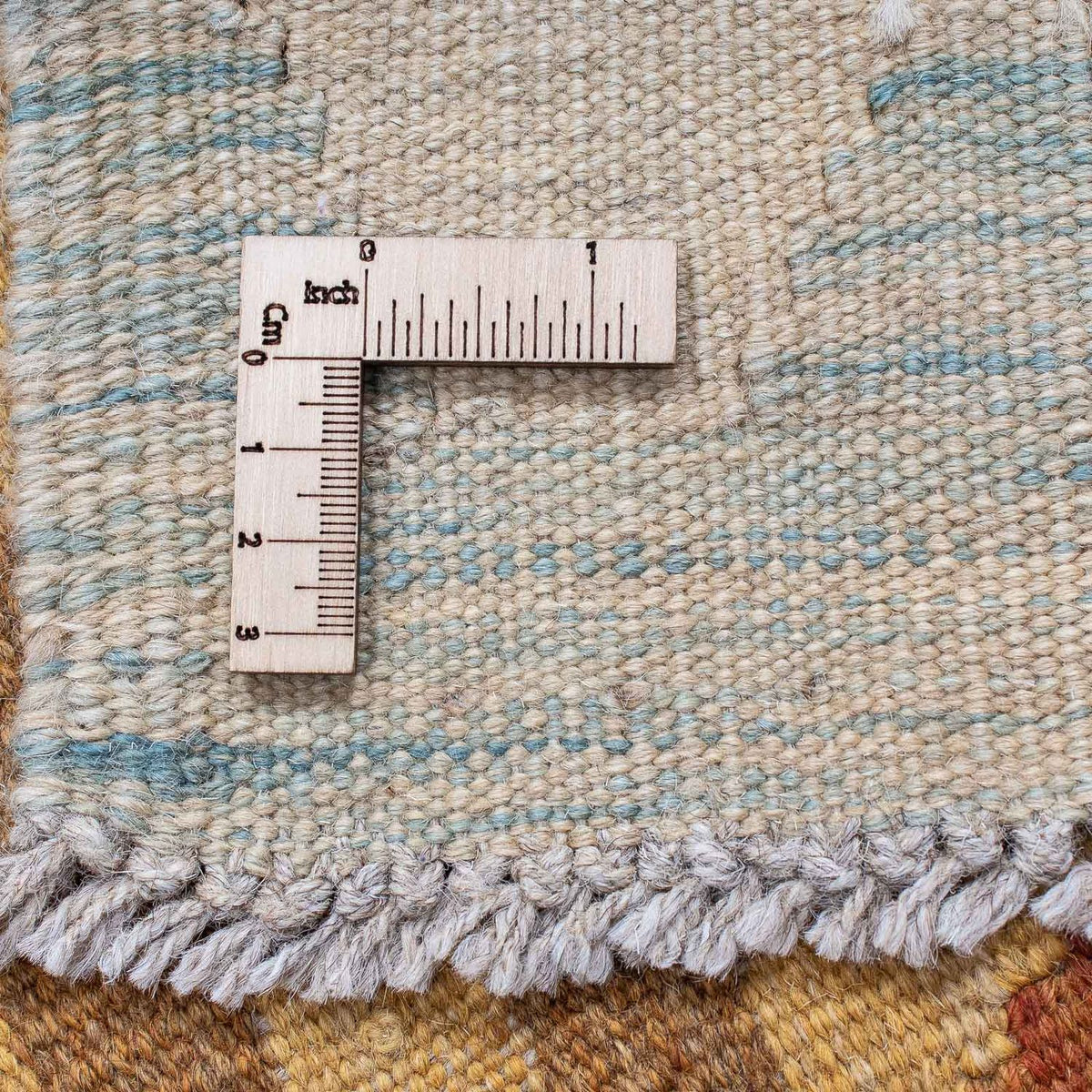 Tappeto corsia Tappeto Kelim - Splash - 202 x 62 cm - ruggine