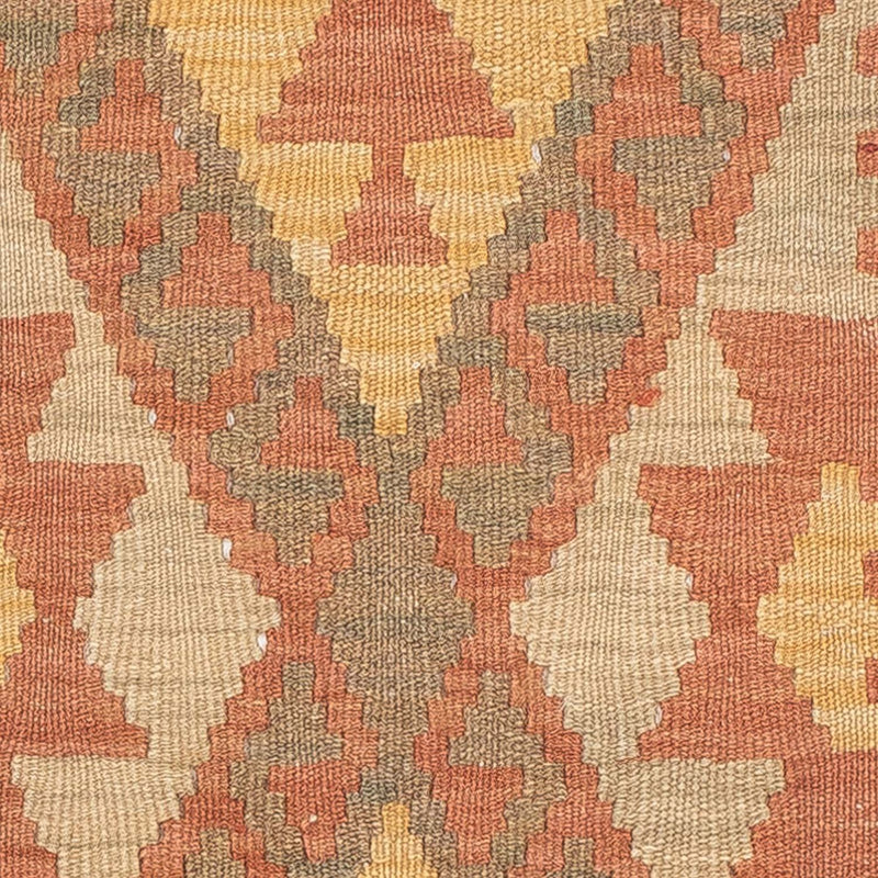 Tappeto corsia Tappeto Kelim - Splash - 207 x 65 cm - rosso chiaro