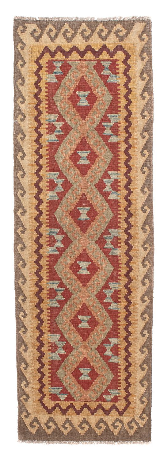 Tappeto corsia Tappeto Kelim - Splash - 202 x 64 cm - multicolore
