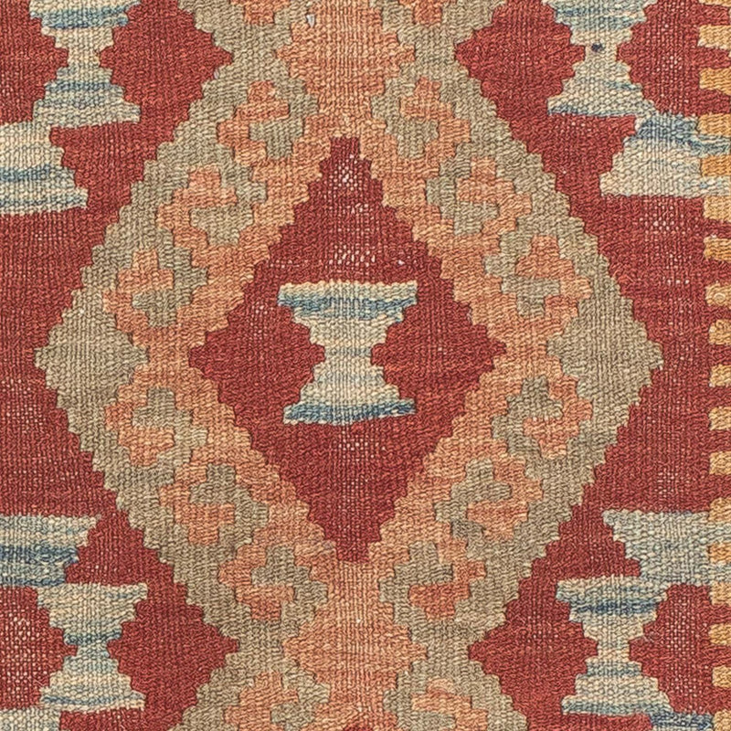 Tappeto corsia Tappeto Kelim - Splash - 202 x 64 cm - multicolore