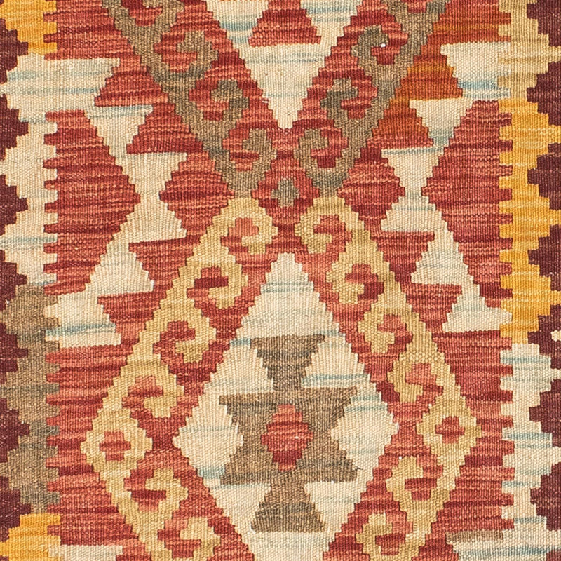 Tappeto corsia Tappeto Kelim - Orientale - 199 x 67 cm - marrone chiaro