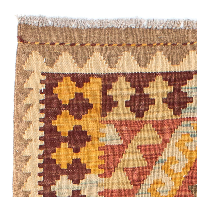 Tappeto corsia Tappeto Kelim - Orientale - 199 x 67 cm - marrone chiaro