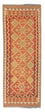 Tappeto corsia Tappeto Kelim - Splash - 198 x 68 cm - ruggine