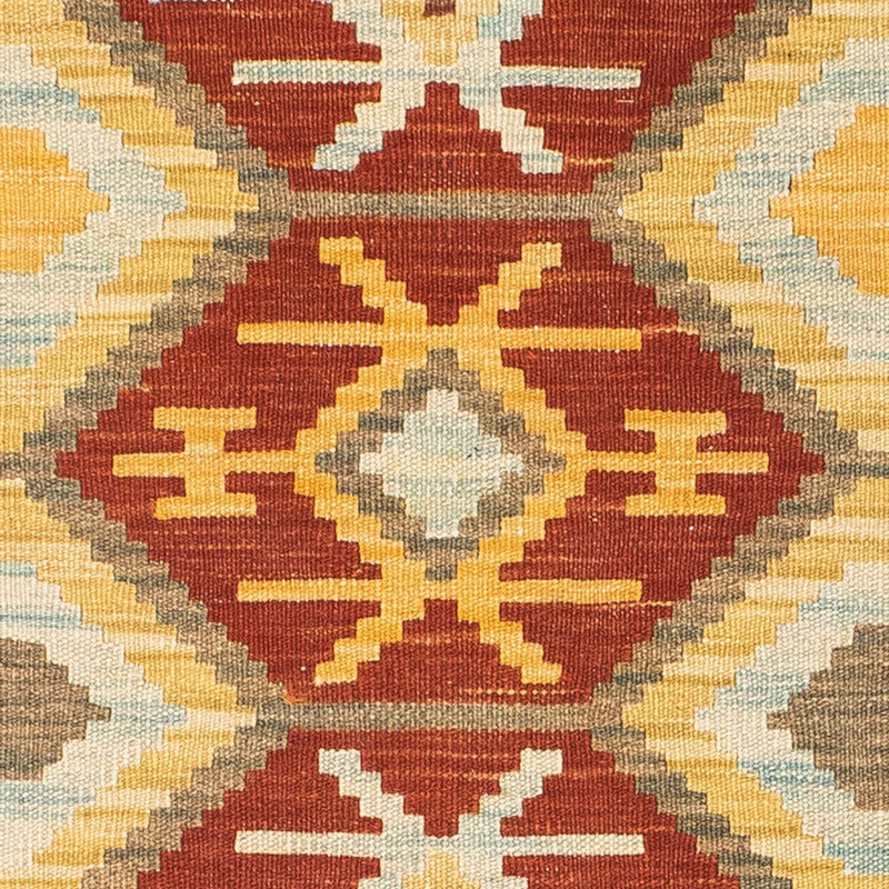 Tappeto corsia Tappeto Kelim - Orientale - 210 x 72 cm - marrone chiaro