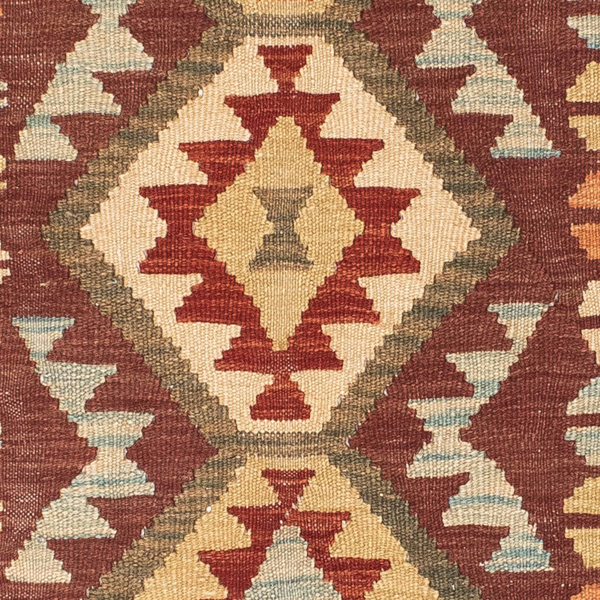 Tappeto corsia Tappeto Kelim - Orientale - 192 x 76 cm - marrone