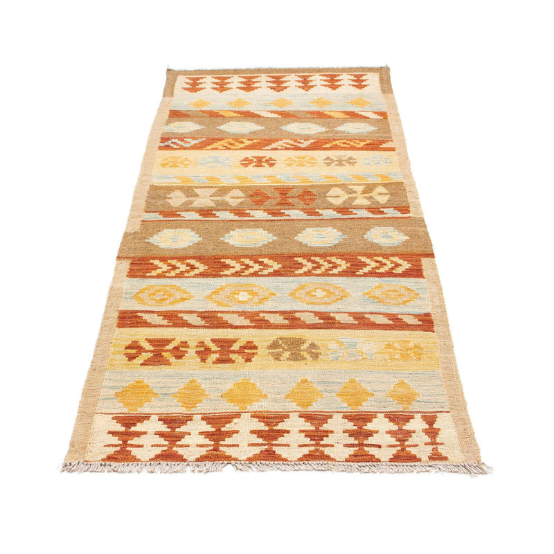 Tappeto corsia Tappeto Kelim - Orientale - 207 x 77 cm - beige