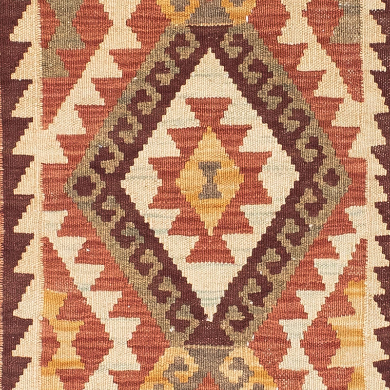 Tappeto corsia Tappeto Kelim - Orientale - 204 x 71 cm - beige