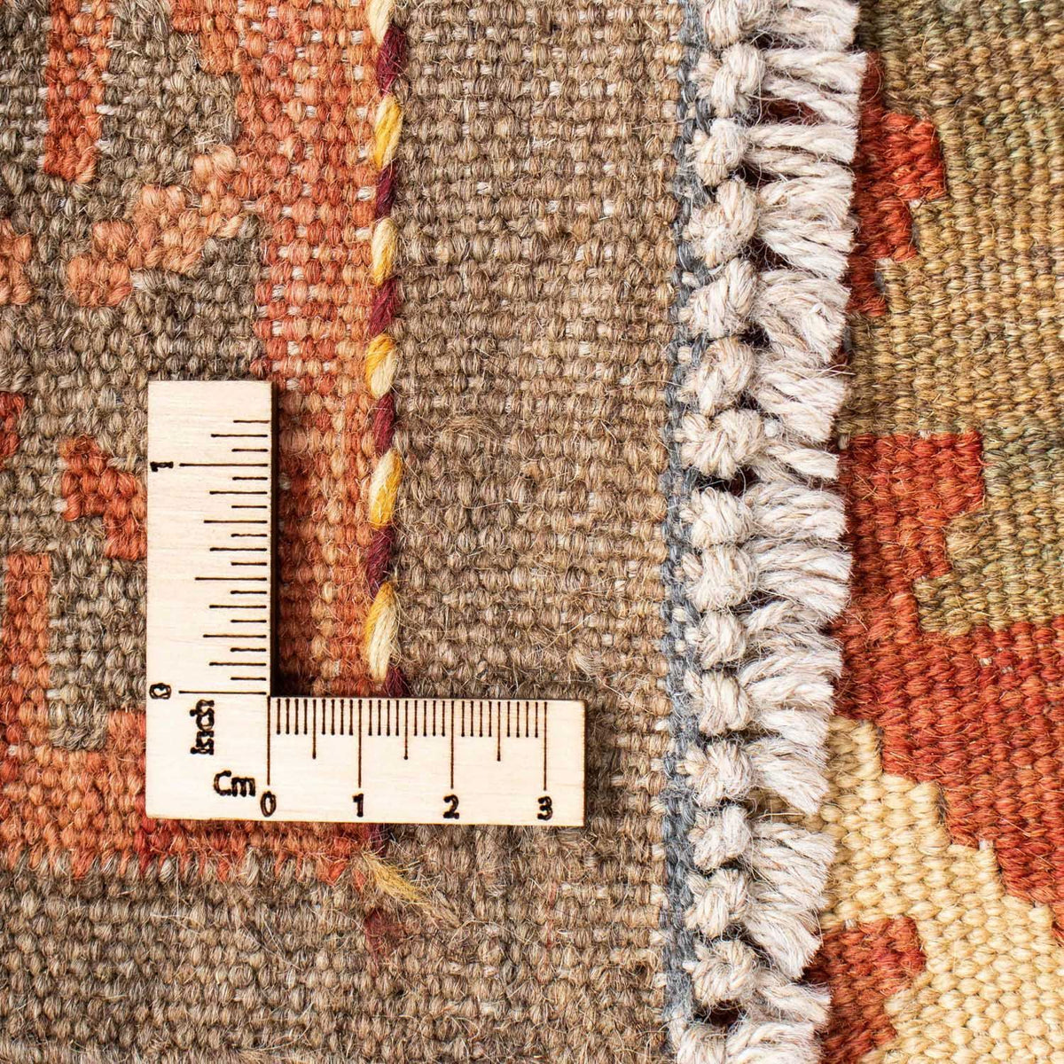 Tappeto corsia Tappeto Kelim - Orientale - 204 x 71 cm - beige