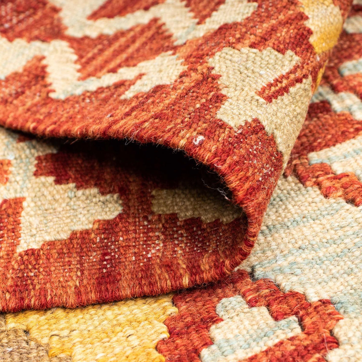 Tappeto corsia Tappeto Kelim - Orientale - 187 x 71 cm - ruggine