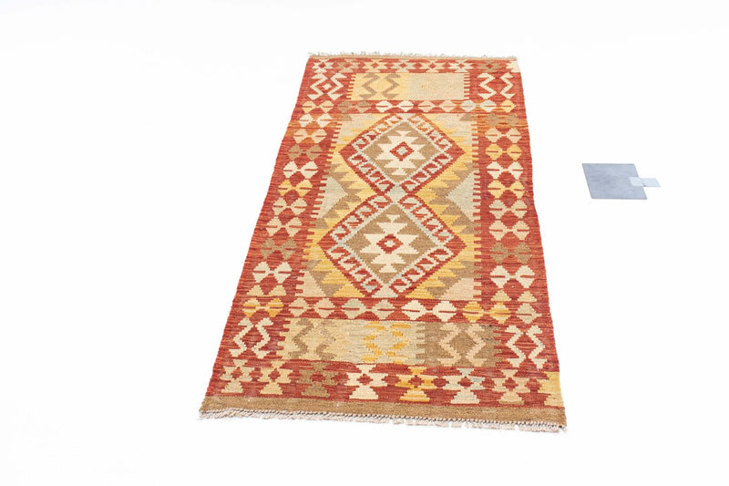 Tappeto corsia Tappeto Kelim - Orientale - 187 x 71 cm - ruggine