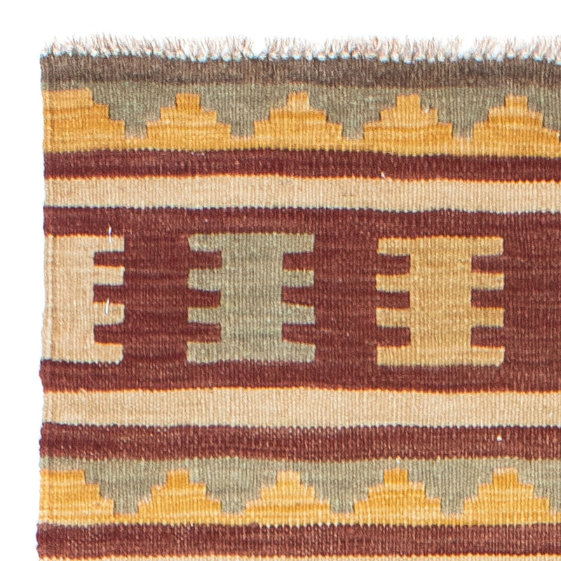 Tappeto corsia Tappeto Kelim - Orientale - 207 x 74 cm - beige