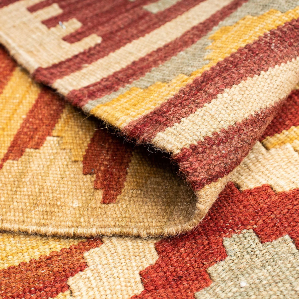 Tappeto corsia Tappeto Kelim - Orientale - 207 x 74 cm - beige