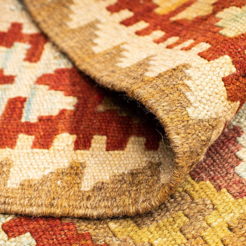 Tappeto corsia Tappeto Kelim - Orientale - 206 x 71 cm - beige