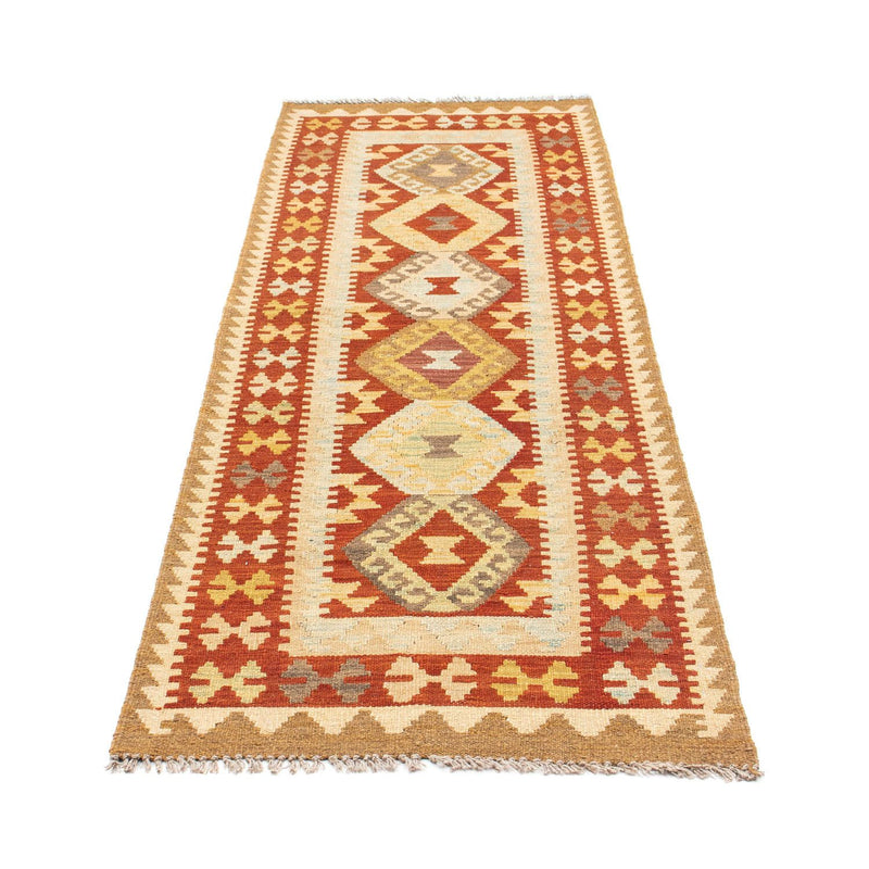 Tappeto corsia Tappeto Kelim - Orientale - 206 x 71 cm - beige