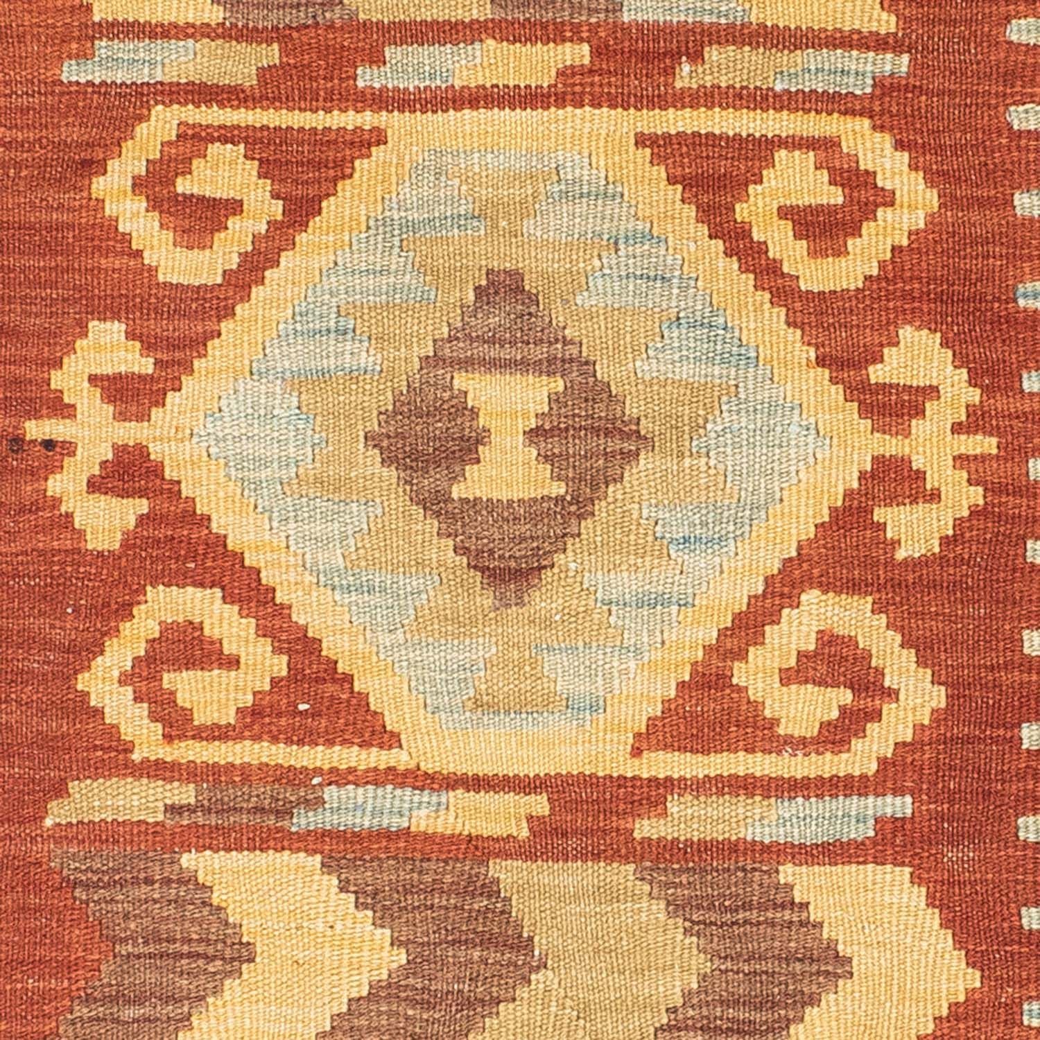 Tappeto corsia Tappeto Kelim - Orientale - 195 x 75 cm - arancione