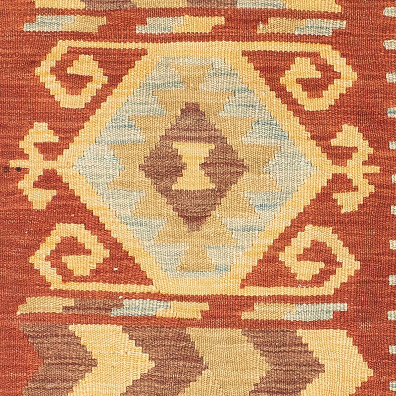Tappeto corsia Tappeto Kelim - Orientale - 195 x 75 cm - arancione