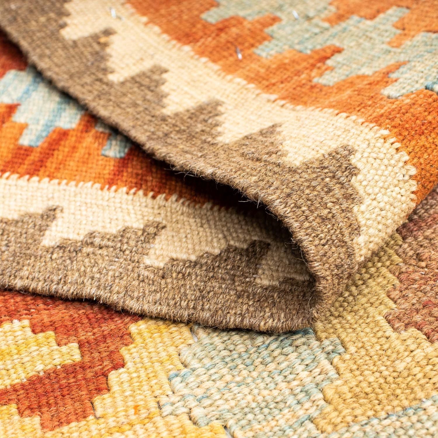 Tappeto corsia Tappeto Kelim - Orientale - 195 x 75 cm - arancione