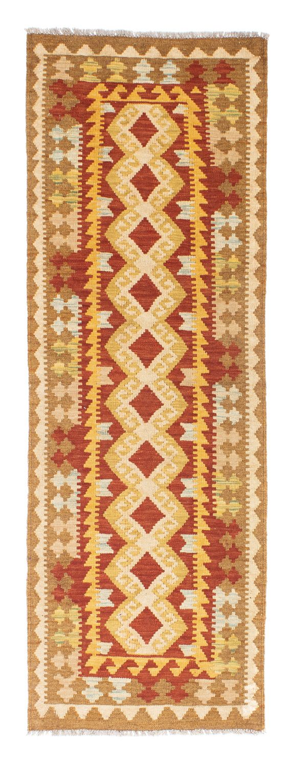 Tappeto corsia Tappeto Kelim - Orientale - 202 x 70 cm - beige
