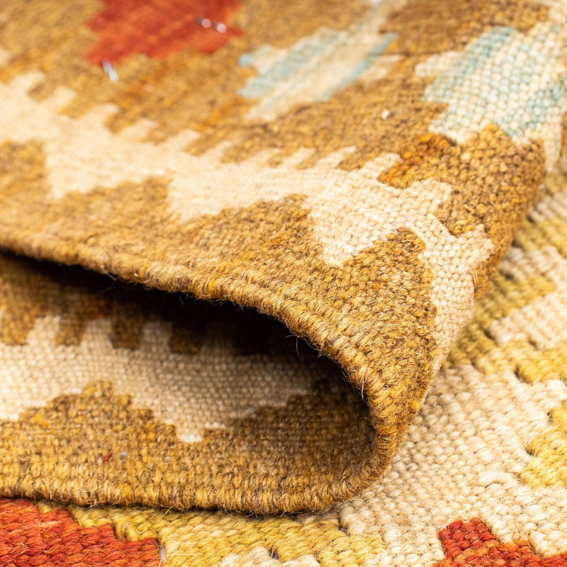 Tappeto corsia Tappeto Kelim - Orientale - 202 x 70 cm - beige