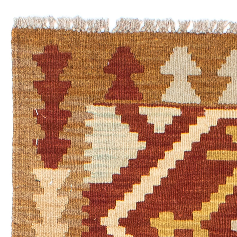 Tappeto corsia Tappeto Kelim - Orientale - 206 x 73 cm - ruggine