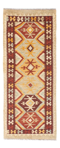 Tappeto corsia Tappeto Kelim - Orientale - 198 x 75 cm - beige