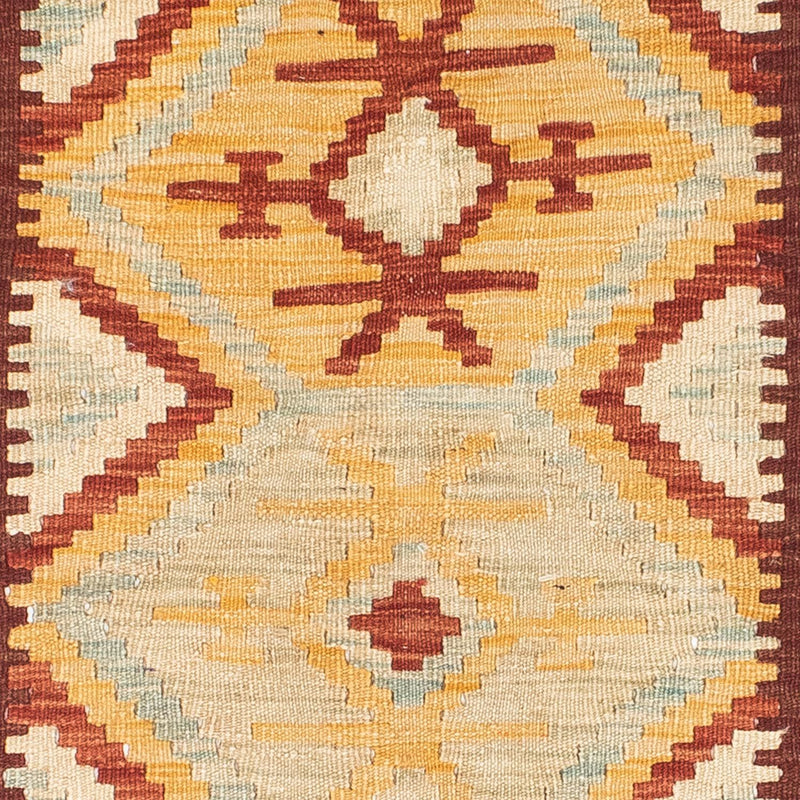 Tappeto corsia Tappeto Kelim - Orientale - 198 x 75 cm - beige