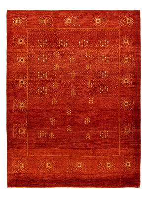 Tappeto Gabbeh - Loribaft Persero - 202 x 152 cm - rosso scuro