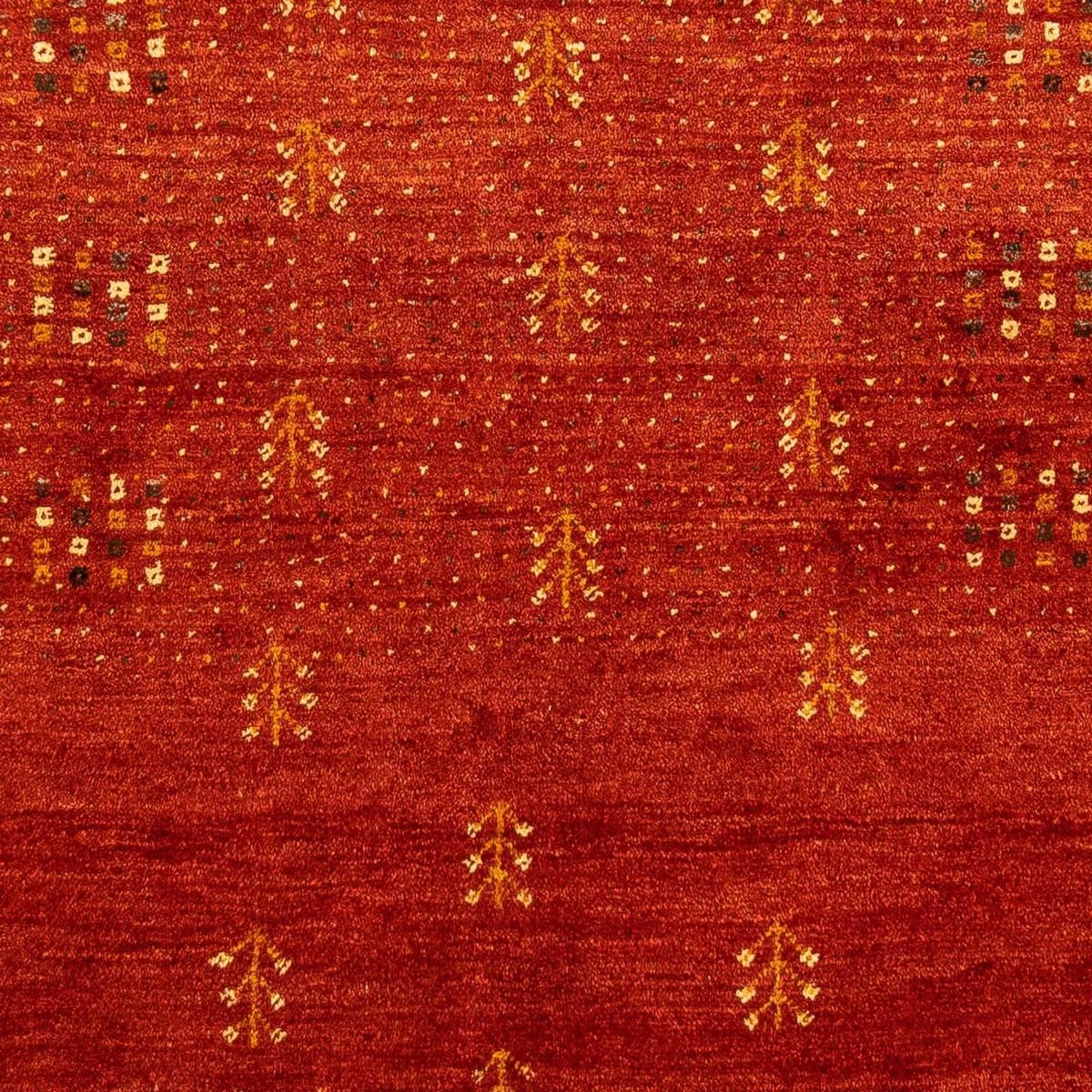Tappeto Gabbeh - Loribaft Persero - 202 x 152 cm - rosso scuro