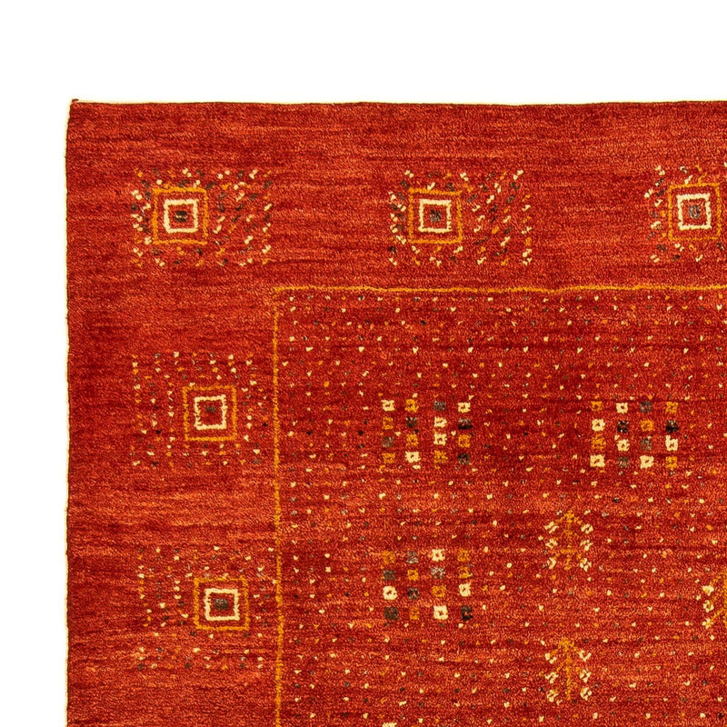Tappeto Gabbeh - Loribaft Persero - 202 x 152 cm - rosso scuro