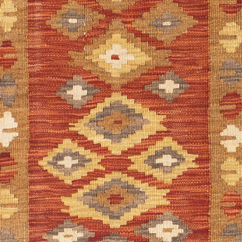 Tappeto corsia Tappeto Kelim - Orientale - 194 x 67 cm - ruggine