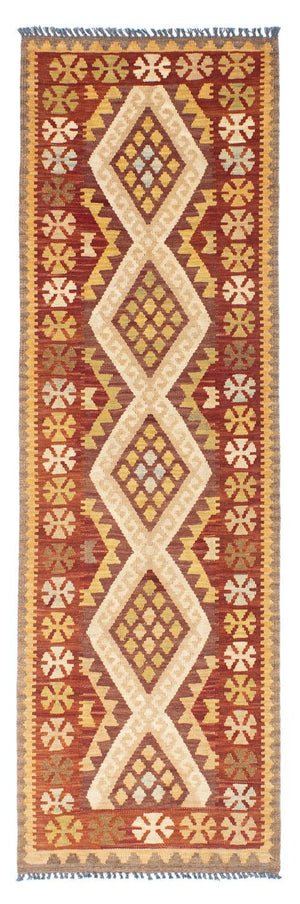 Tappeto corsia Tappeto Kelim - Orientale - 210 x 68 cm - beige