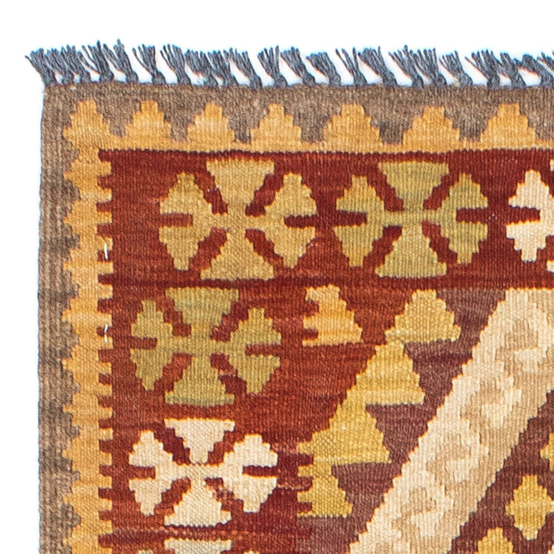 Tappeto corsia Tappeto Kelim - Orientale - 210 x 68 cm - beige